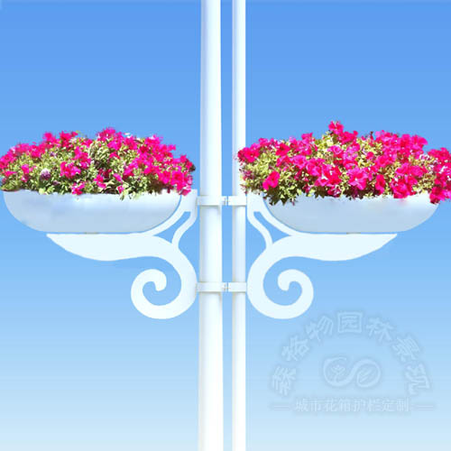 電線桿裝飾鐵藝花盆