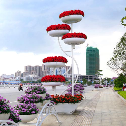 『婀娜多姿』戶外大型藝術(shù)花架 