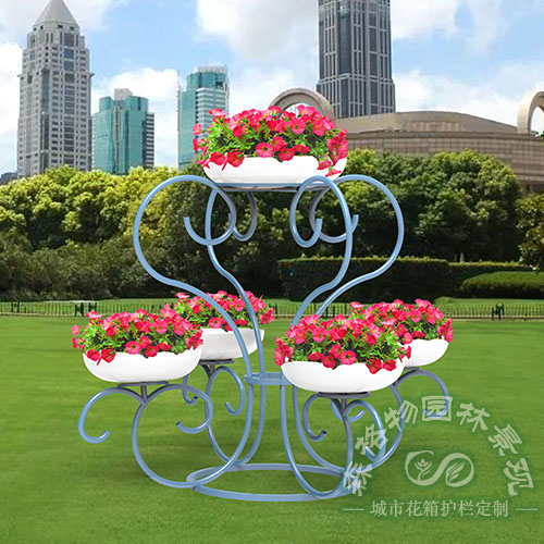 小型廣場藝術(shù)立體花架