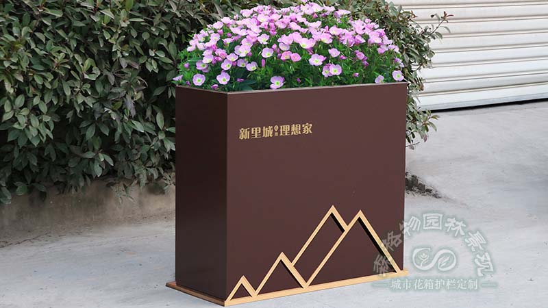 吉安戶外鐵藝鈑金鍍鋅板花箱