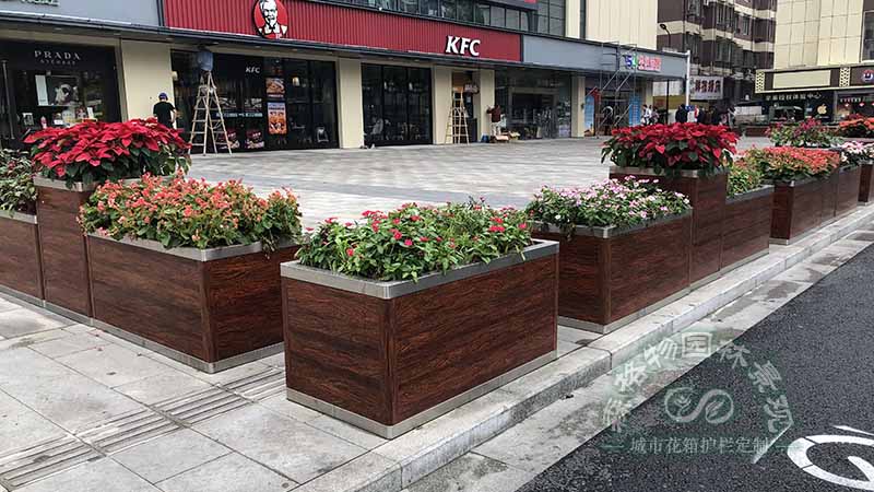 吉安道路不銹鋼道路花箱