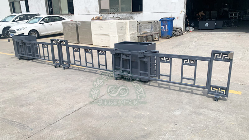 吉安旅游景區廣場伸縮花箱護欄