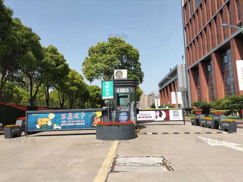 浙江嘉興科技園區花箱案例