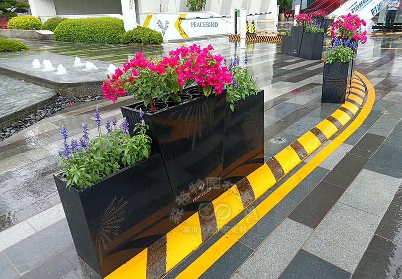 廣東花箱案例：浙江寧波鳥巢花箱案例