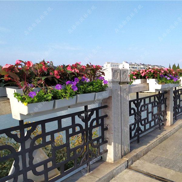 貴州護欄馬鞍PP花盆花箱