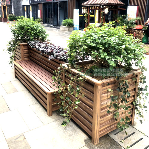 紅河公園景觀座椅花箱