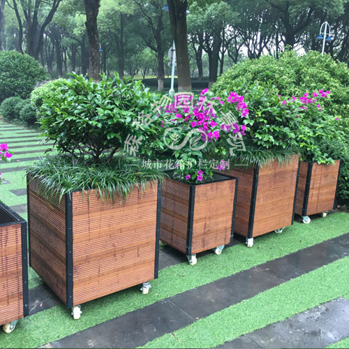 菠蘿格防腐木花箱