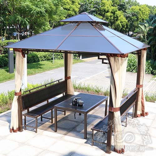 歐式鋁合金園林庭院涼亭