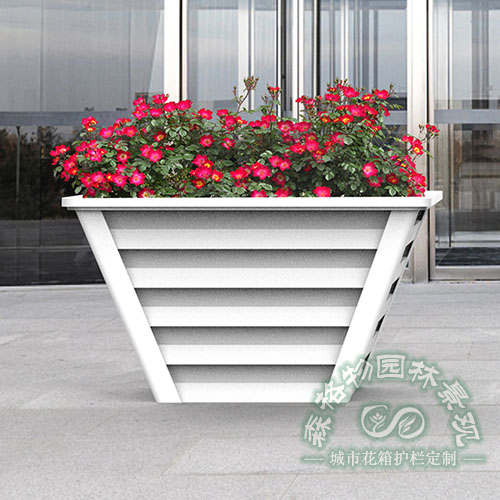 貴州敞口梯形鋁合金花箱