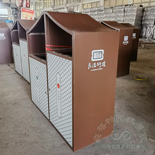 貴州不銹鋼雙分類垃圾桶