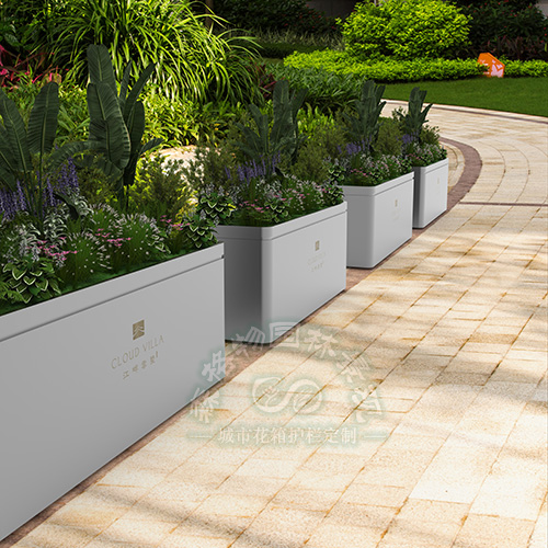 雙層箱體不銹鋼花箱