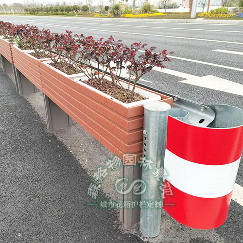 市政道路PVC花箱護欄