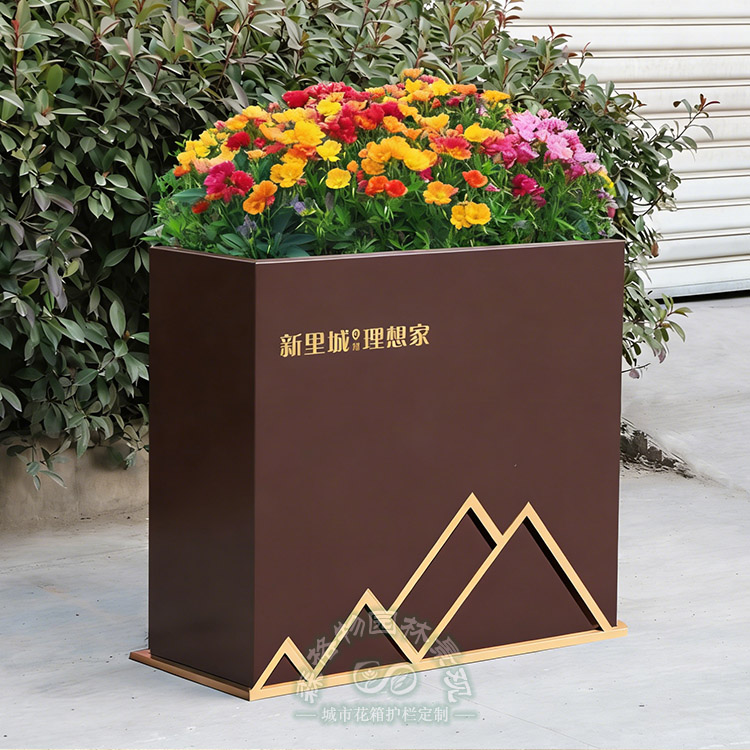 貴州山水金線不銹鋼定制花箱