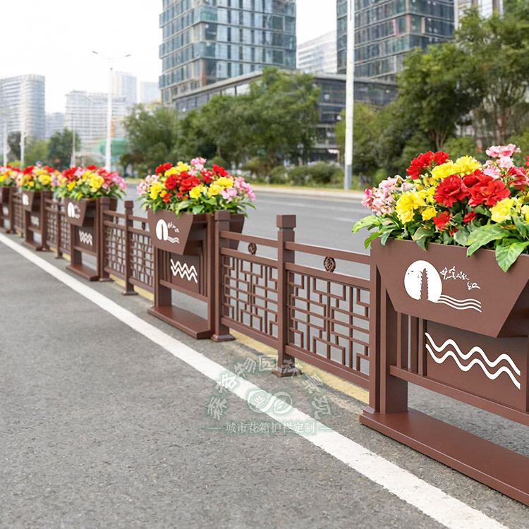 貴州大美沅江不銹鋼花箱護欄