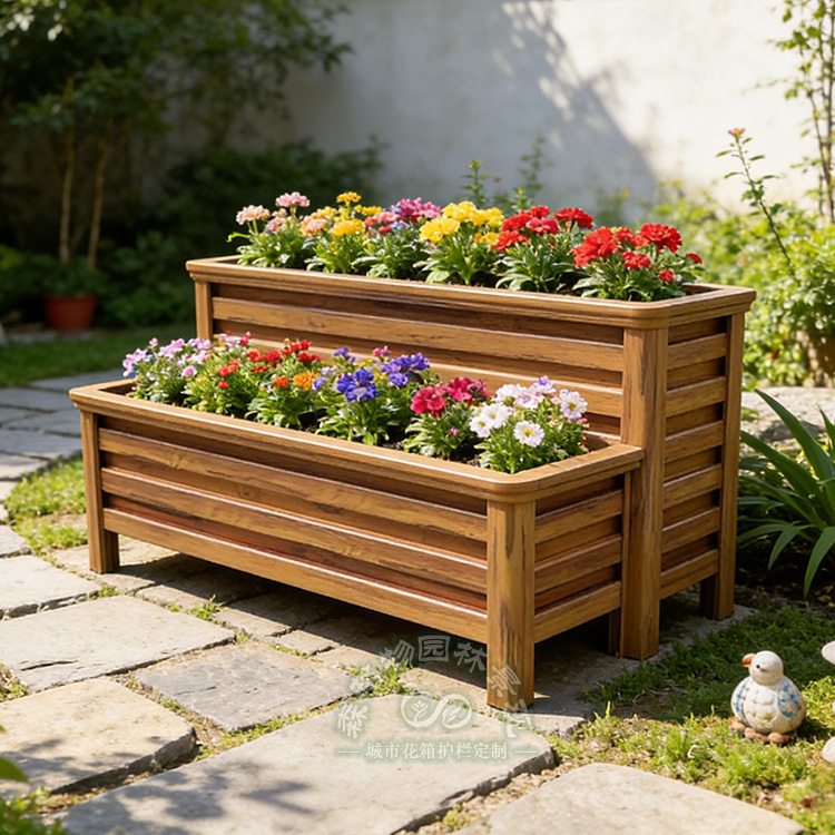 貴州公園雙層鋁合金花箱