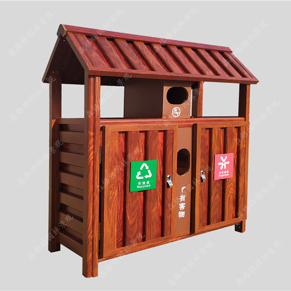 房子型鋁合金垃圾箱