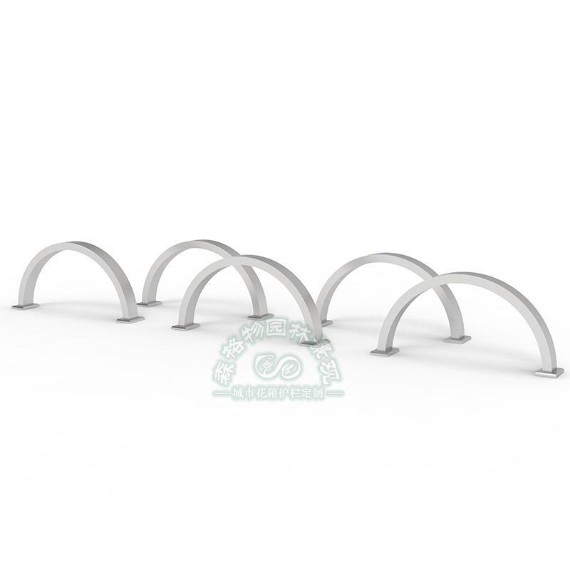 不銹鋼弧形 U 型景觀護欄(公園步道專用款)